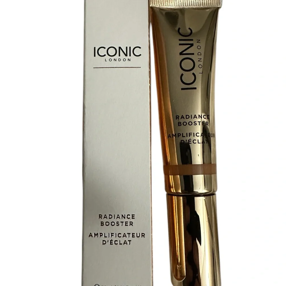 Iconic London Radiance Booster Dewy Tinted Moisturizer shade TAN GLOW NIB